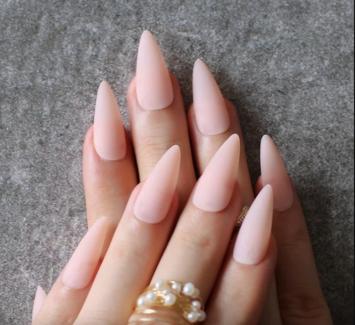 Faux Ongles Stiletto French BabyBoomer main image 1