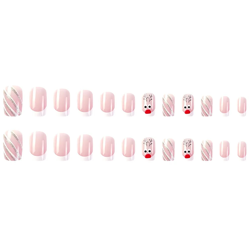 Faux ongles de la Mère Noel Press On Nails