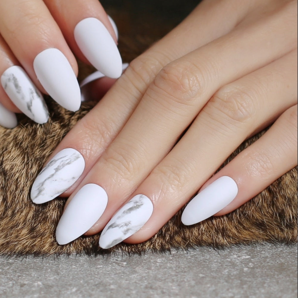 Faux Ongles Blanc