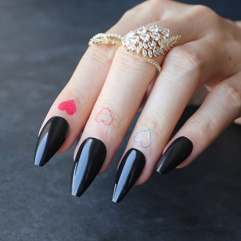Faux Ongles Noirs