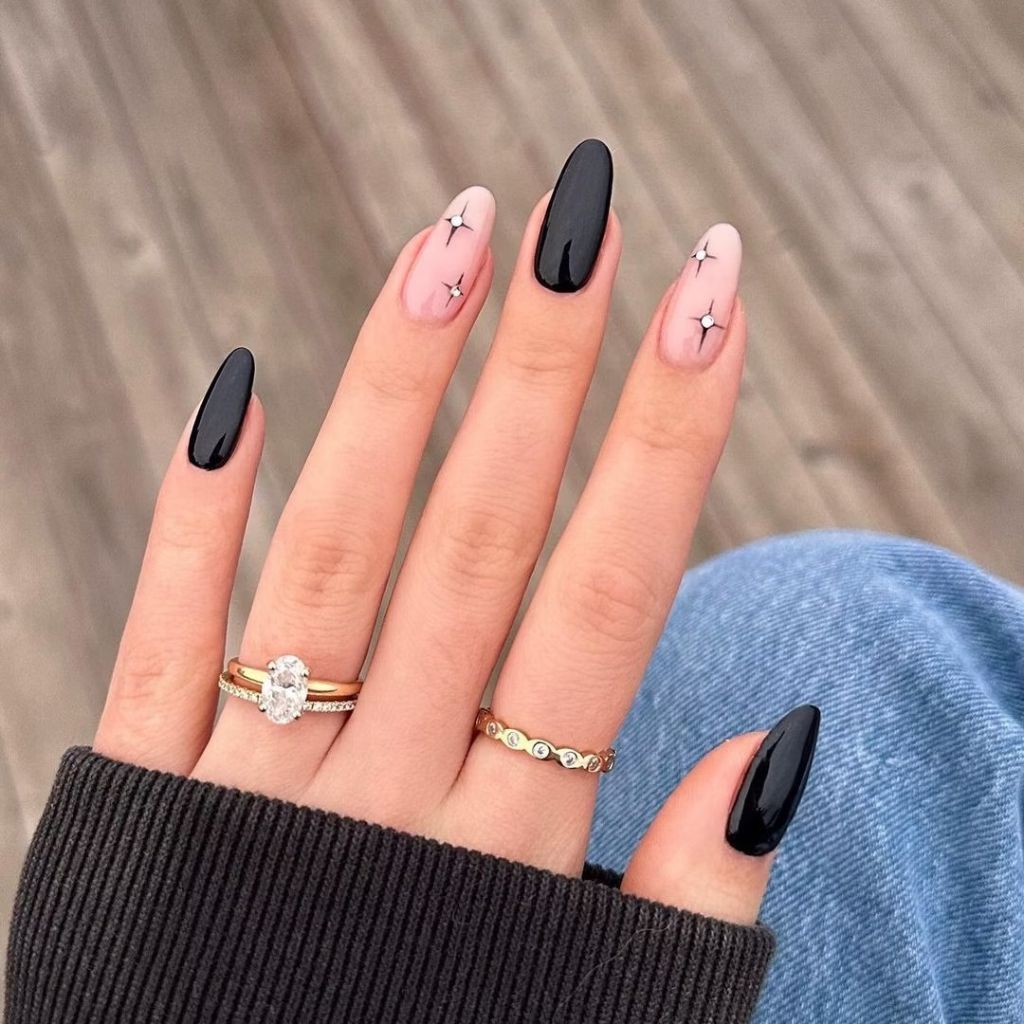 Faux ongles noir