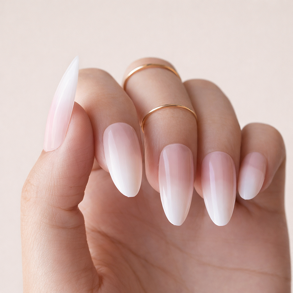 Faux Ongles BabyBoomer Amande Mi-Longs Press On Nails