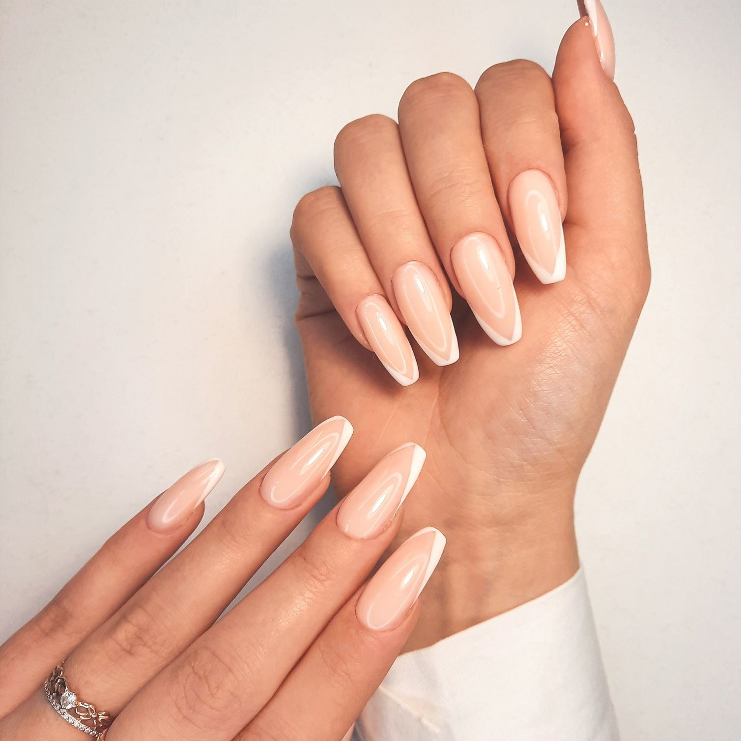 faux ongles ballerine nude